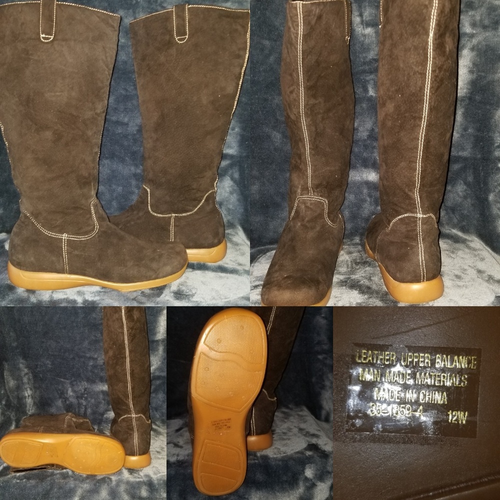 Black Knee high Suede Boots